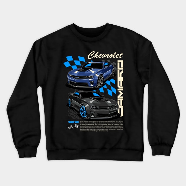 Chevy Camaro collectors Crewneck Sweatshirt by Harrisaputra